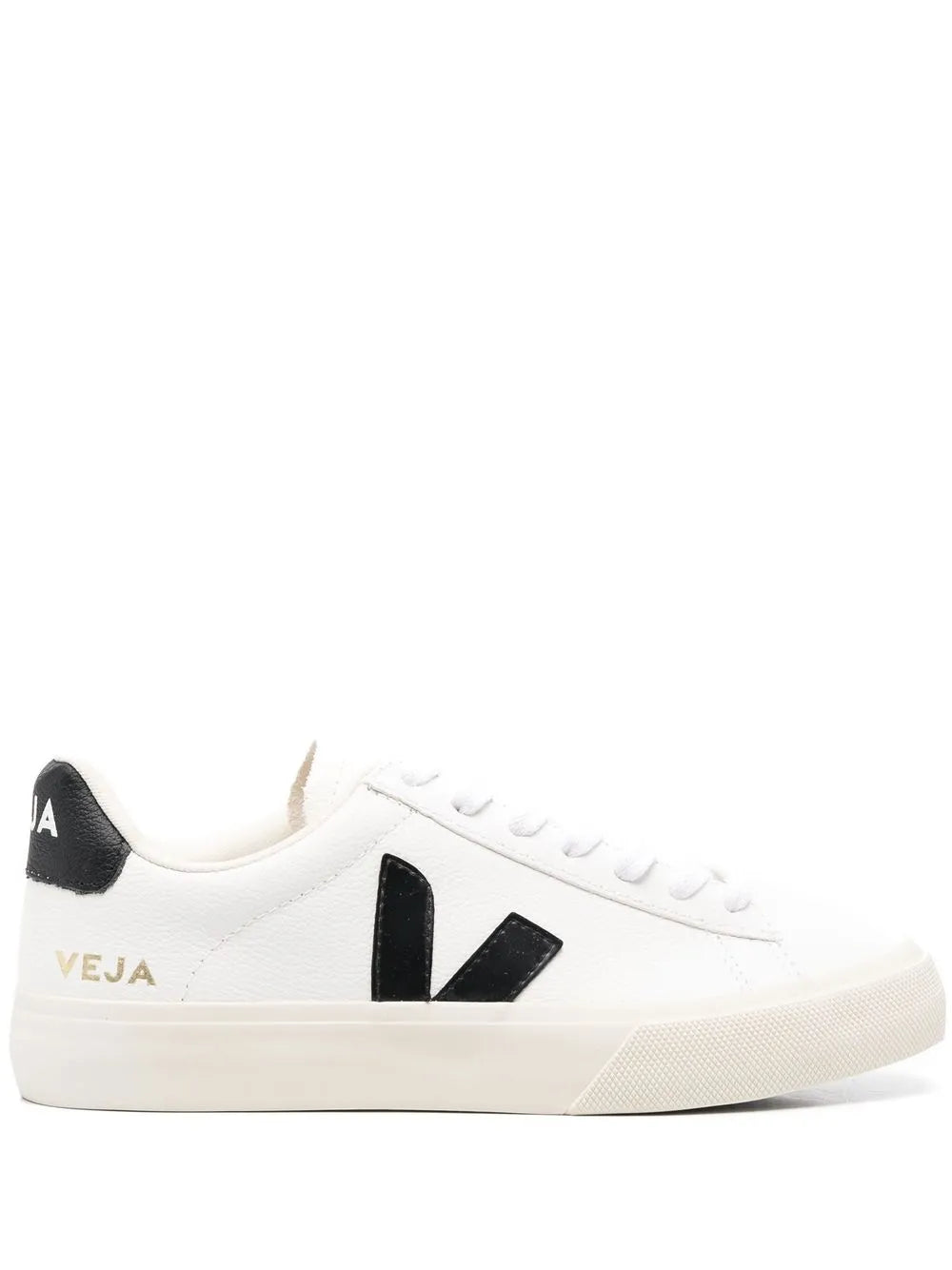 VEJA White Leather Campo Sneakers