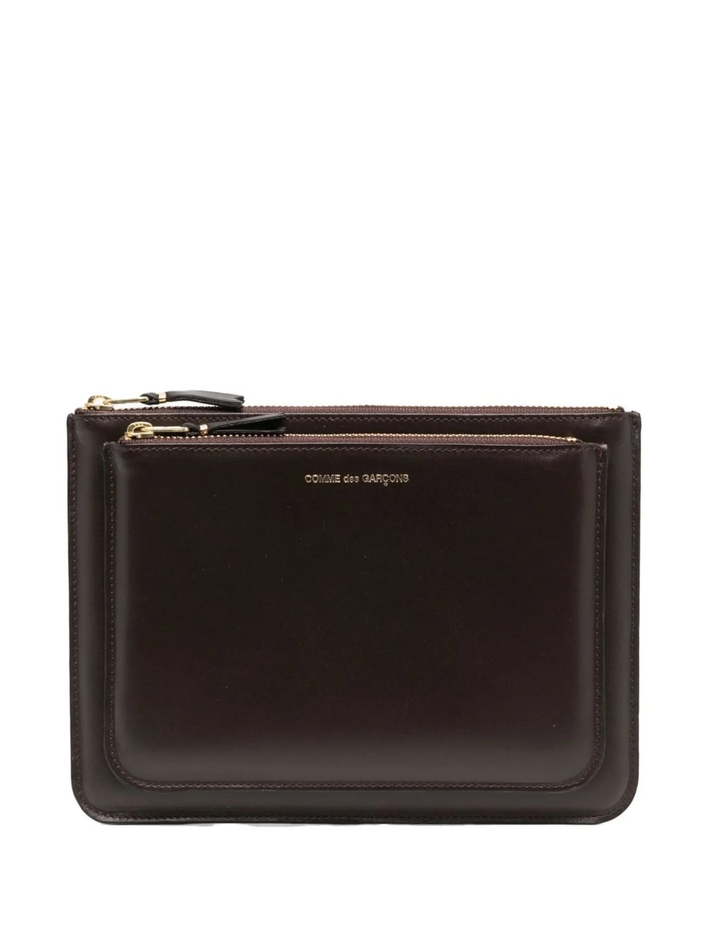 Comme Wallet double-compartment leather wallet