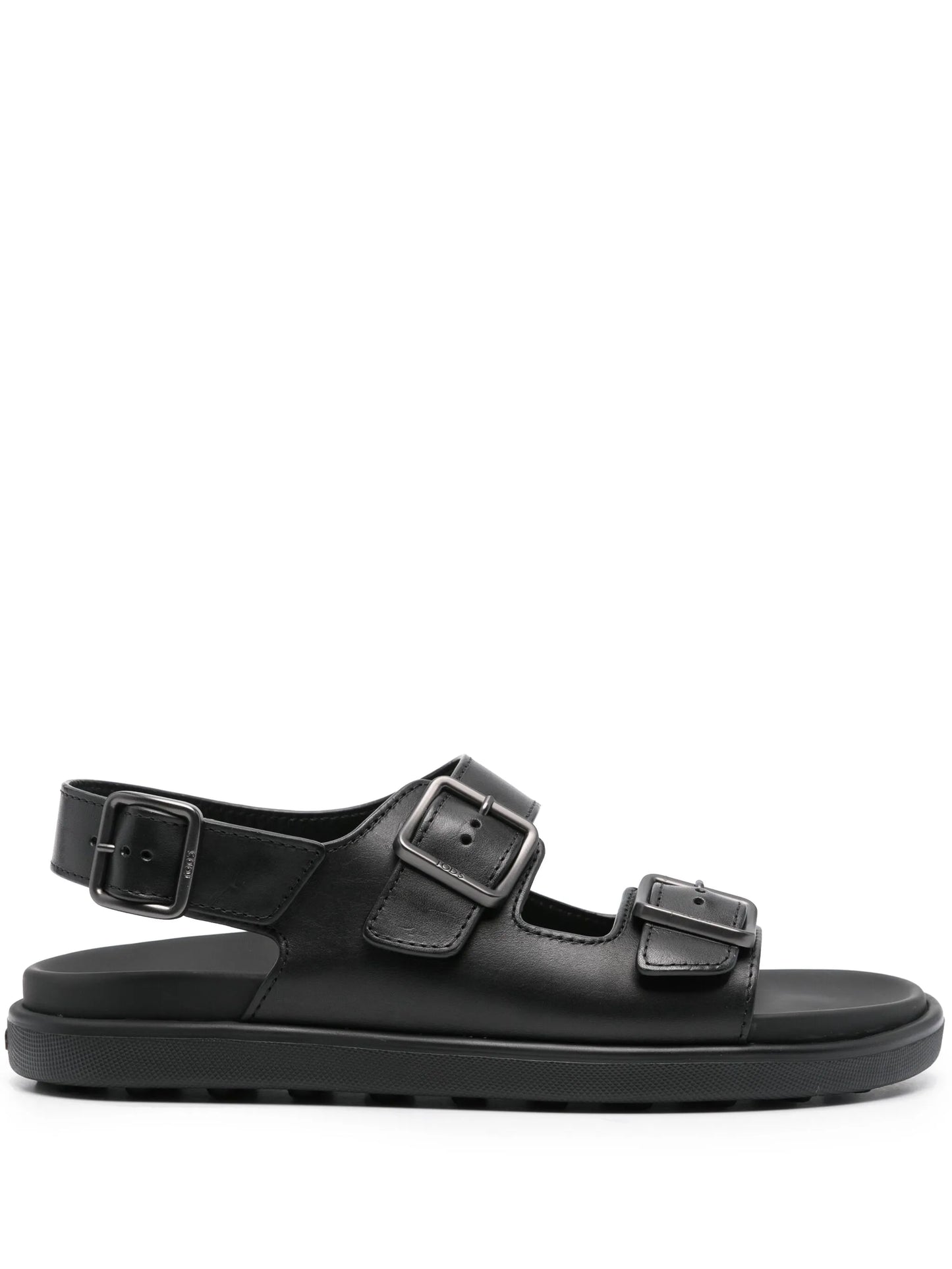 Toved-logo leather sandals