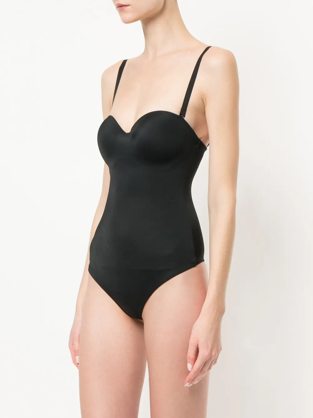 Wolford Shaper Bodysuit Black Cotton Blend Bodysuit for Women