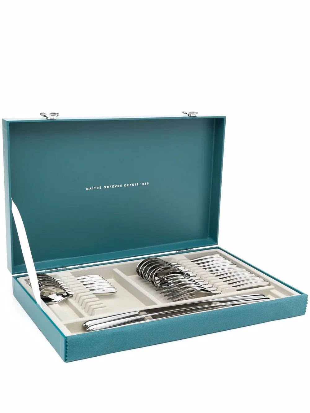 Christofle L'Ame Elegant 24 Piece Stainless Steel Flatware Set for Six People
