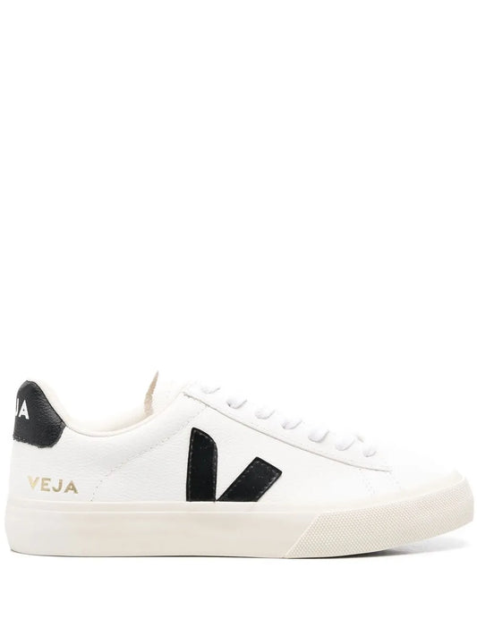 VEJA White Leather Campo Sneakers