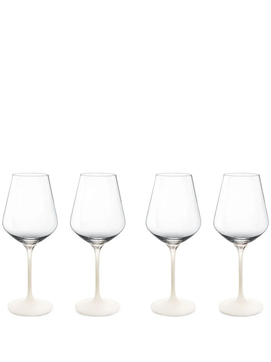 Villeroy And Boch Manufacture Rock Set Of Four Elegant Wine Glasses