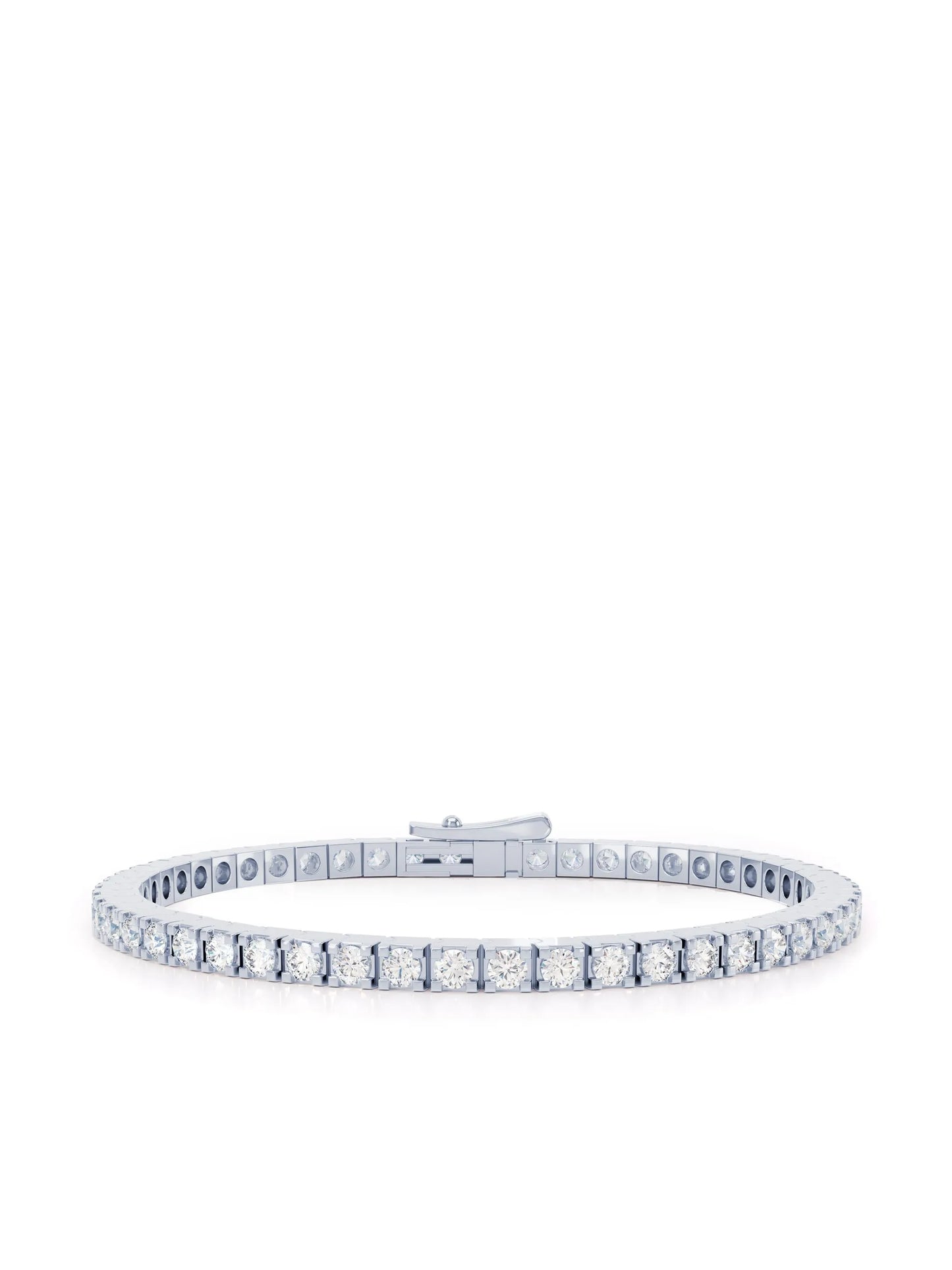 ROSEKEY 18kt white gold diamond tennis bracelet