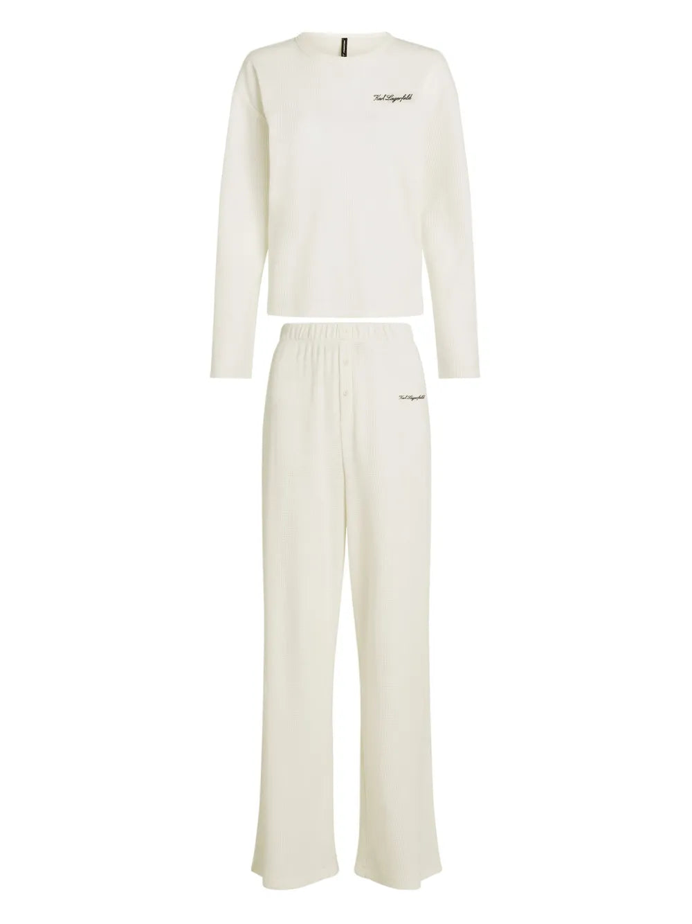Karl Lagerfeld Hotel Karl Organic Cotton Sheer Pyjama Set