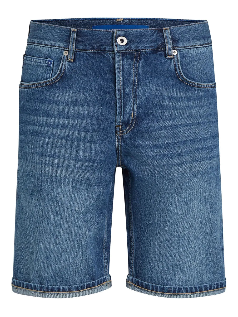 Karl Lagerfeld Men's Blue Denim Shorts Organic Cotton Comfortable Stylish