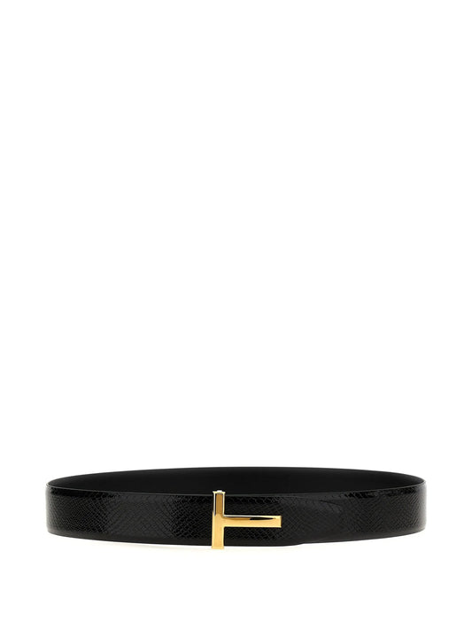 TomFord T-logo belt