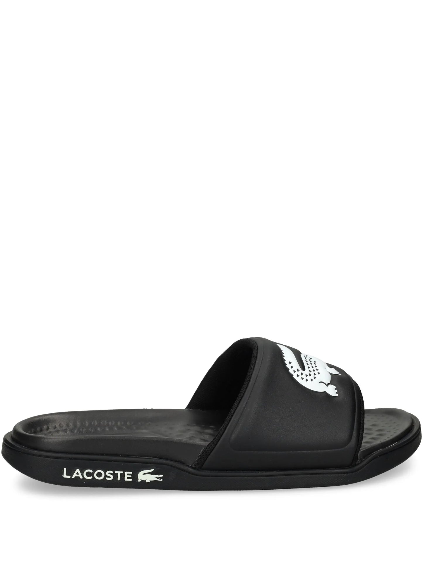 Lacoste logo-print slides