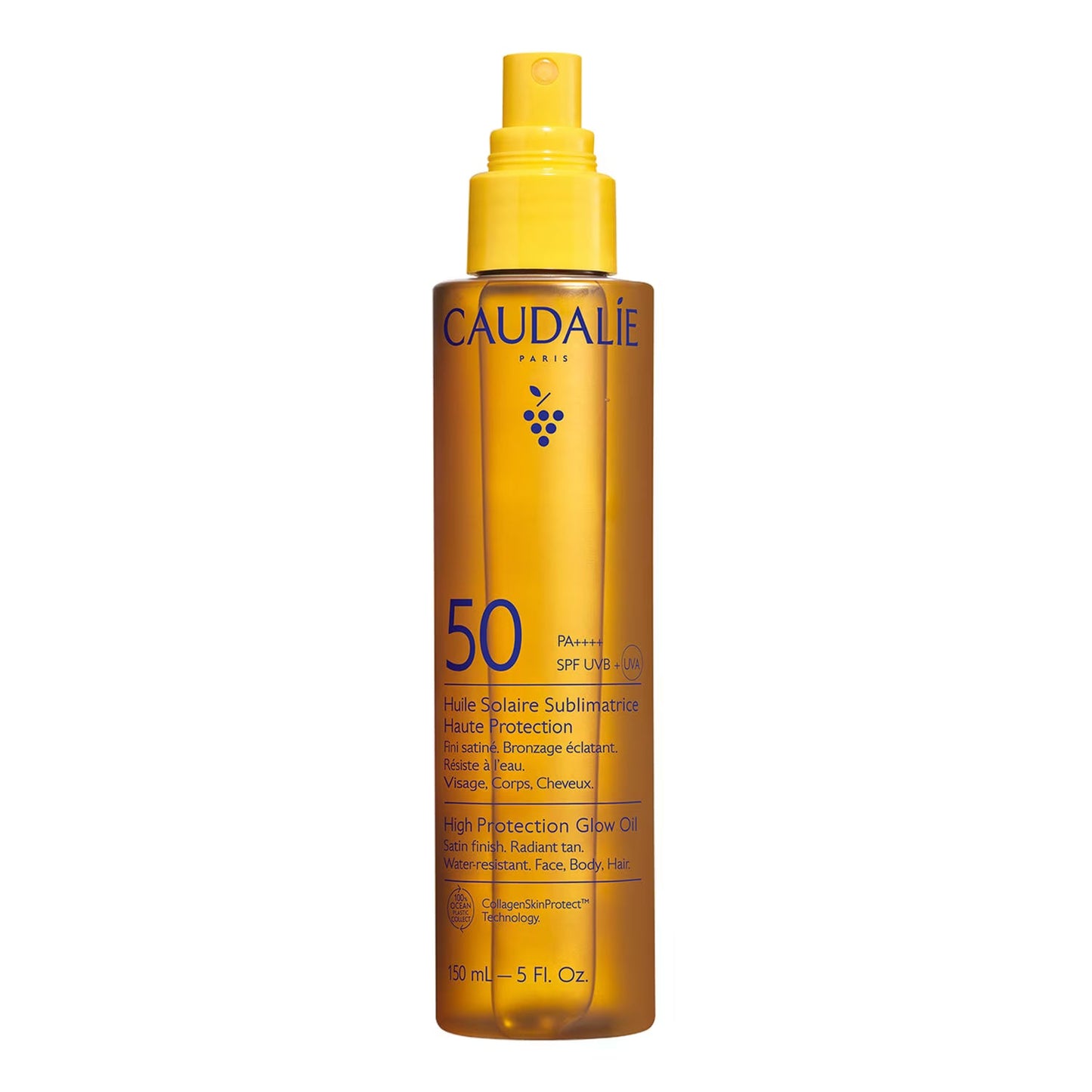 New Caudalie High Protection Glow Oil SPF50 150ml