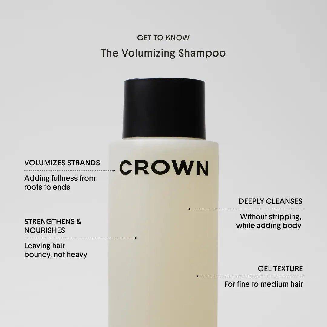 Crown Affair  The Mini Air Dry Mousse Ritual Hair Set for Volume and Texture