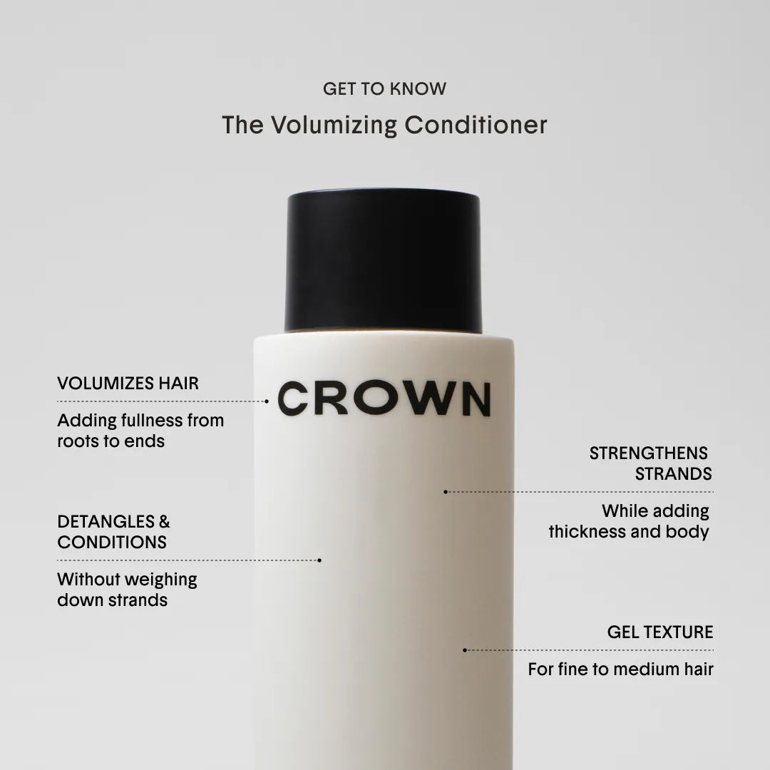 Crown Affair  The Mini Air Dry Mousse Ritual Hair Set for Volume and Texture